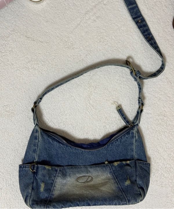 MUSINSA | ODDSTUDIO Odd Signature Denim Shoulder Bag