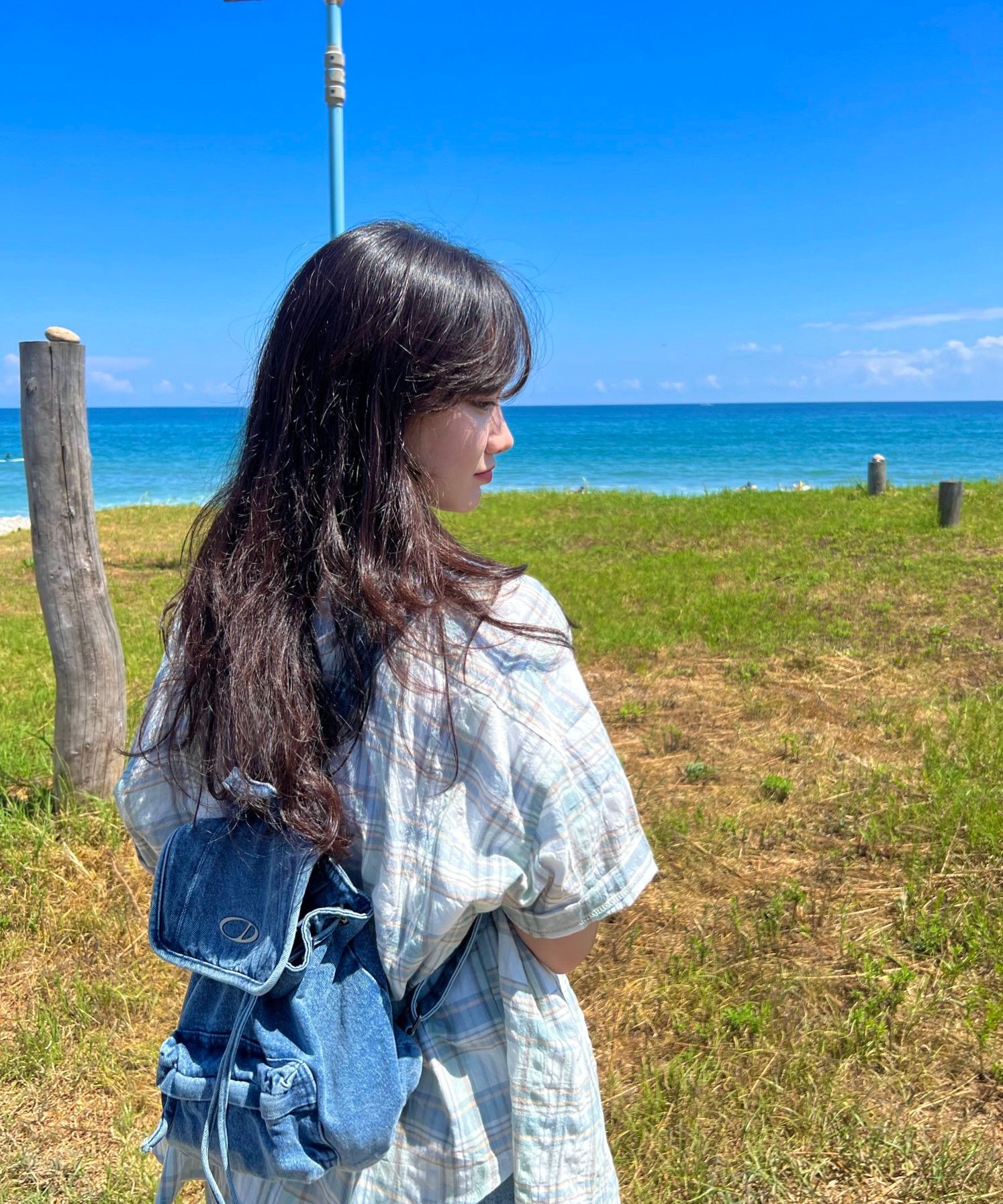 トートバッグ Odd Studio Odd Signature Small Denim Backpack MUSINSA | ODDSTUDIO Odd Signature Small Denim Backpack