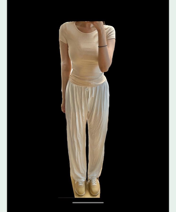 ★GLOWNY★ GIRLFRIEND BABY TEE BEIGE GY24ASL014BE Cloud Bea Baby Tee — Girlfriend Collective