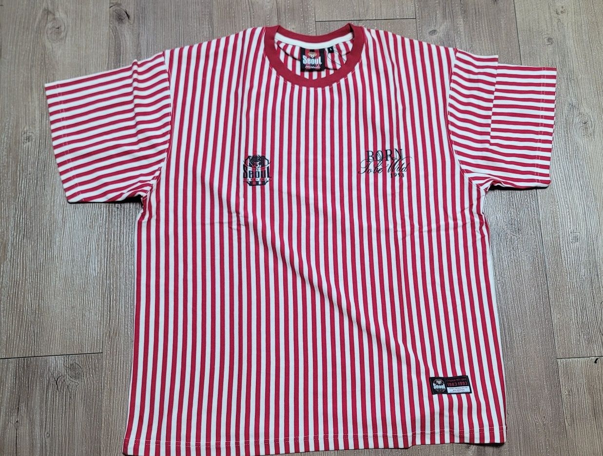 MUSINSA | 1993STUDIO [FC Seoul] Striped T-shirt_Red