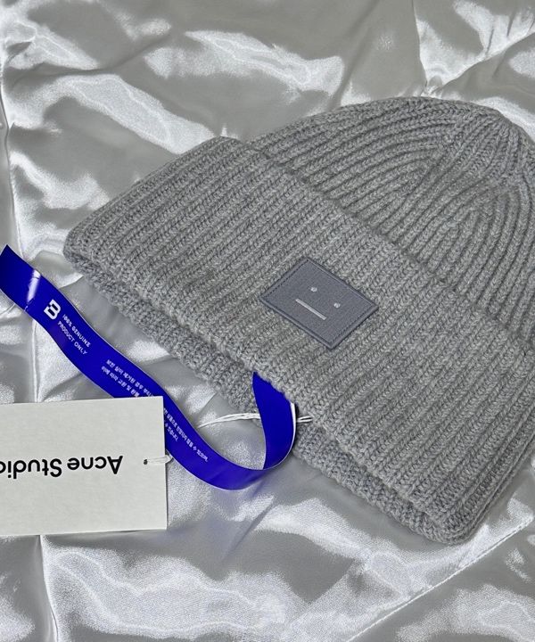 MUSINSA公式 | ACNE STUDIOS ラージフェイスロゴビーニー - ライト