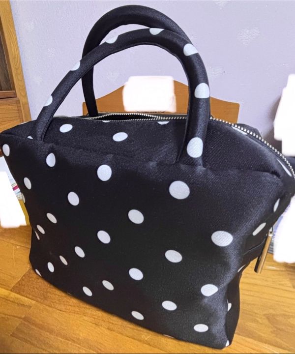 韓国商品/PEACHBASKETMARKET Polka Dot Bag MUSINSA | PEACH BASKET MARKET Polka Dot Bag (black)