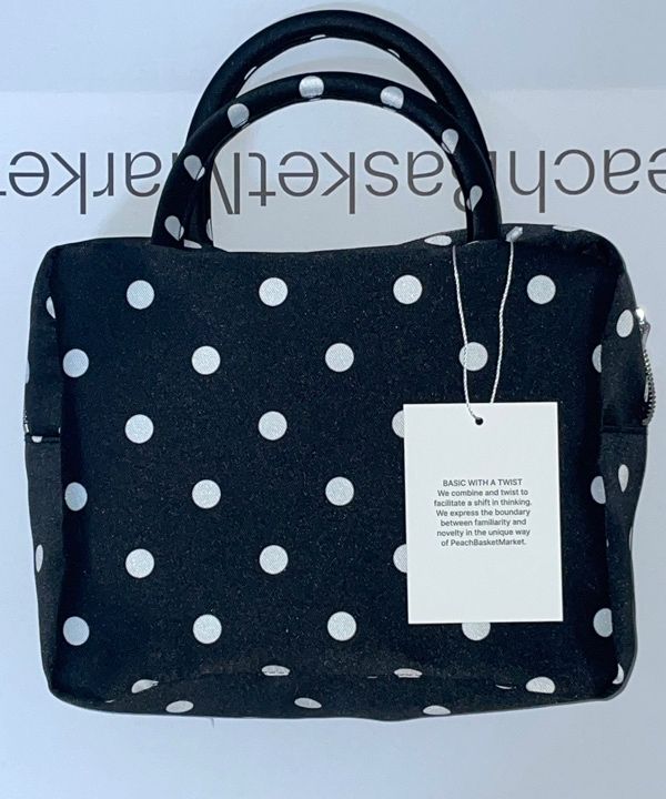 韓国商品/PEACHBASKETMARKET Polka Dot Bag MUSINSA | PEACH BASKET MARKET Polka Dot Bag (black)