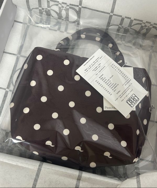 韓国商品/PEACHBASKETMARKET Polka Dot Bag MUSINSA | PEACH BASKET MARKET Polka Dot Bag (black)