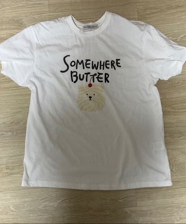 MUSINSA | SOMEWHEREBUTTER Butteree over-fit top - 3color