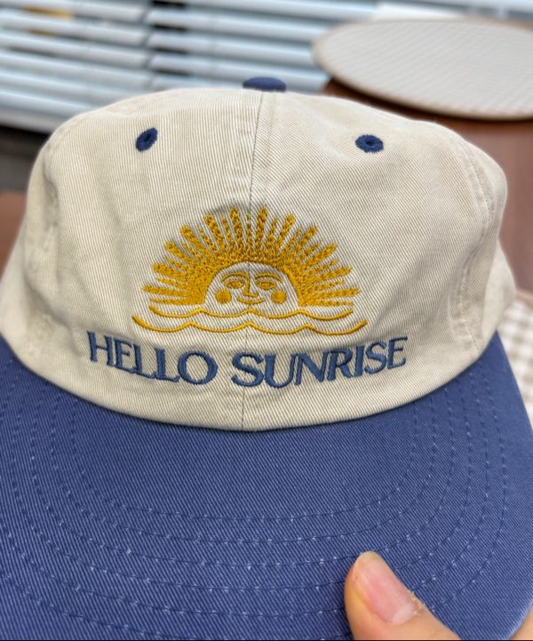 キャップ Hello Sunrise Two Tone Washed OG Logo 6Panel CapBeige Vinta ciatre x HS Two Tone Washed OG Logo Cap | ciatre