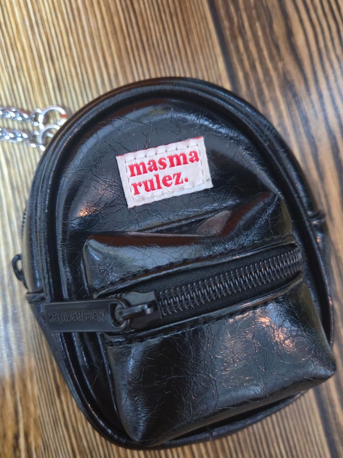 ★masmarulez★ mama leather miniature chain cross bag _ Red MUSINSA | MASMARULEZ mama leather miniature chain cross bag