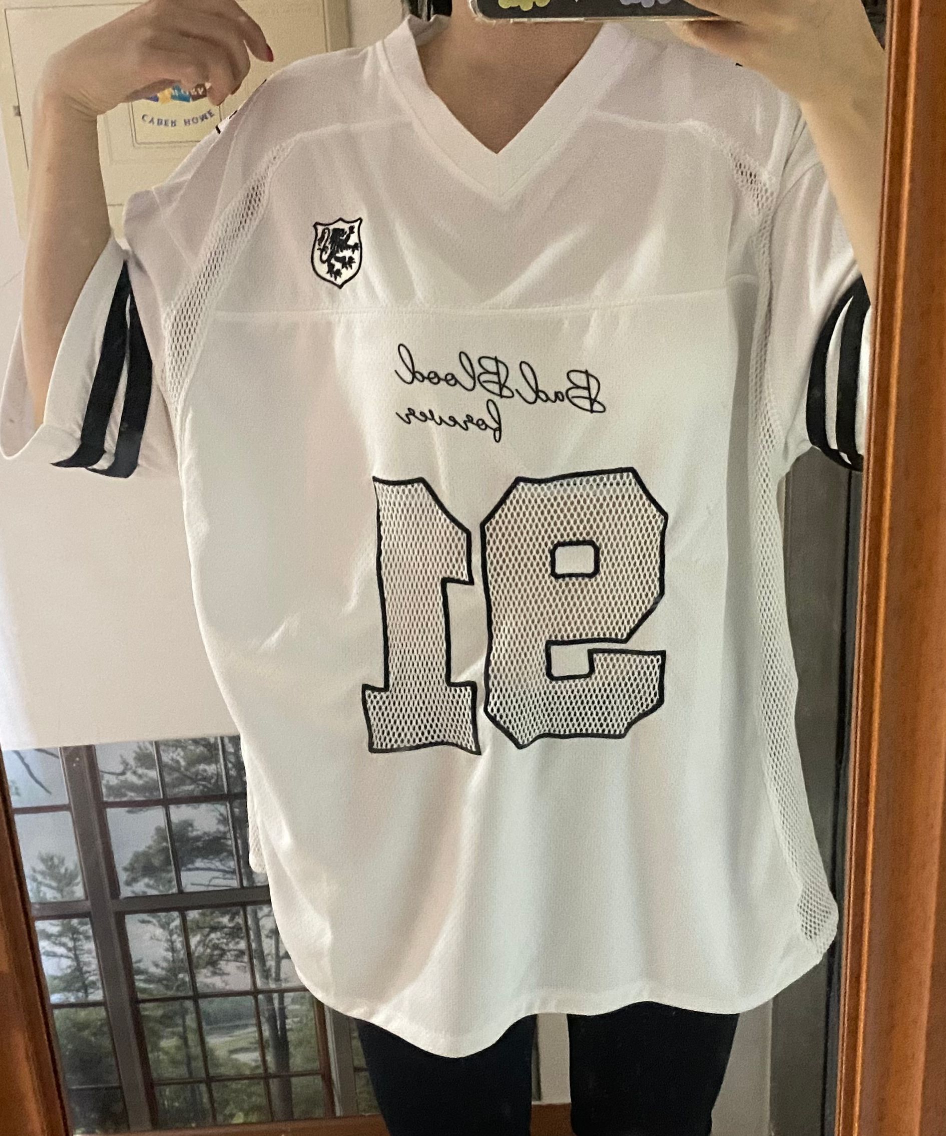BADBLOOD♥Crochet 91 Football Jersey Large Fit/追跡付 MUSINSA | BADBLOOD Crochet 91 Football Jersey Large Fit - Black