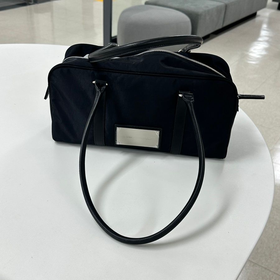 ●Matin Kim●NYLON BOSTON BAG IN BLACK MUSINSA | MATIN KIM NYLON BOSTON BAG IN BLACK
