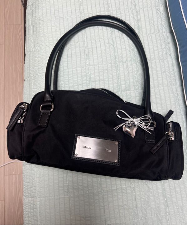 ★MATIN KIM ★NYLON BOSTON BAG MUSINSA | MATIN KIM NYLON BOSTON BAG IN BLACK