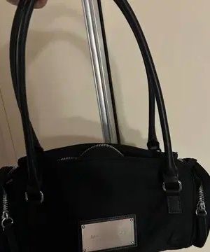 MUSINSA | MATIN KIM NYLON BOSTON BAG IN BLACK