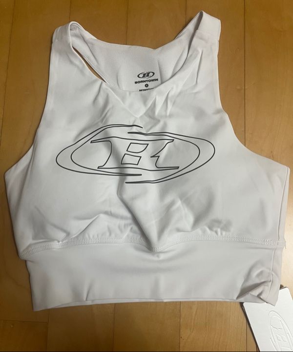 MUSINSA | BORN TO WIN STROKE B TANK TOP [WHITE]