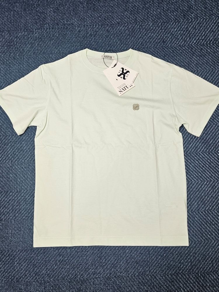 Tシャツ・カットソー [SATUR]All Day Silk Short Sleeve T-Shirt 5color MUSINSA | SATUR All day silket short sleeve t-shirt 5 colors