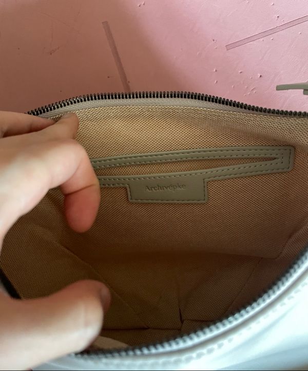 [Archiveepke]★24AW★Luv moon bag(Nylon ivory)★定価以下 Luv moon bag (Nylon)