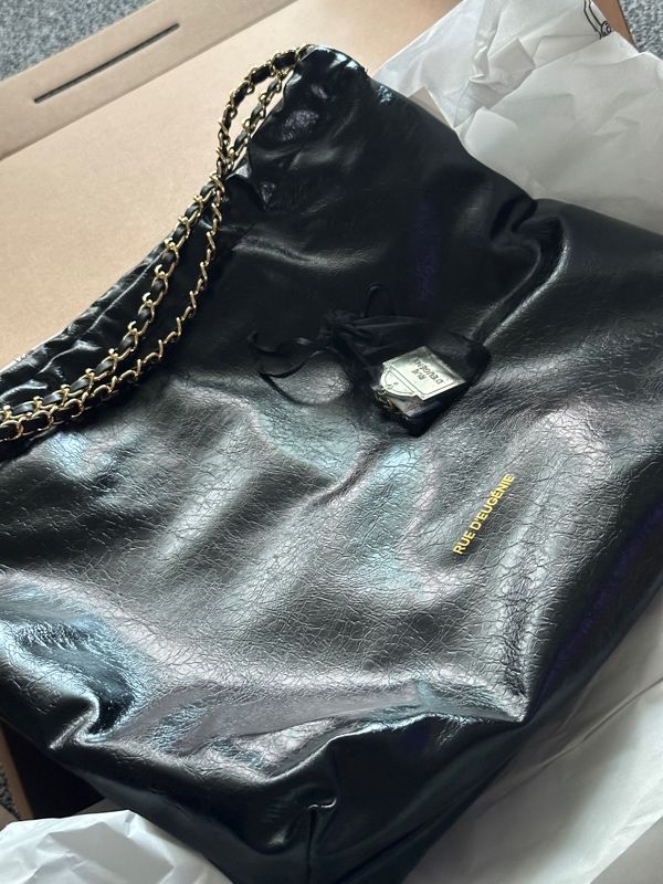 MUSINSA | RUE D'EUGENIE [20K Gold Chain] Synthetic Leather