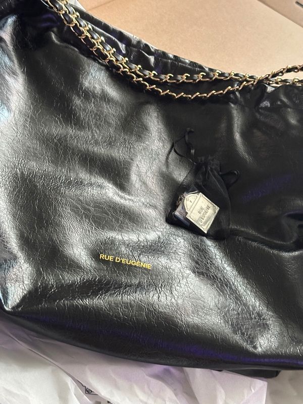 MUSINSA | RUE D'EUGENIE [20K Gold Chain] Synthetic Leather