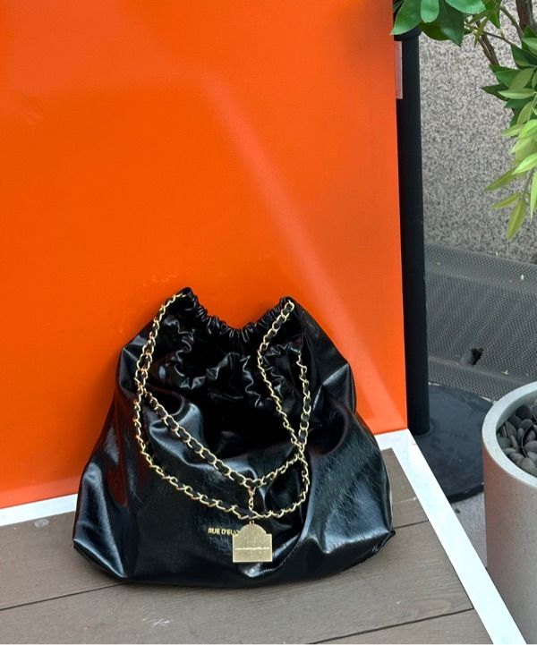 MUSINSA | RUE D'EUGENIE [20K Gold Chain] Synthetic Leather