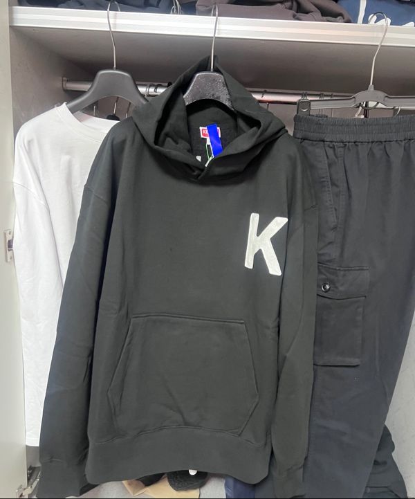 KENZO ラッキータイガーロゴ パーカー グレー KENZO LUCKY TIGER OVERSIZE HOODIE Pale Grey （ケンゾー ラッキー