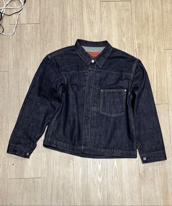 デニムジャケット １ｓｔ 大戦モデル MUSINSA OUTSTANDING MUSINSA公式 | OUTSTANDING W.W. II SELVEDGE DENIM 1ST JACKET_INDIGO