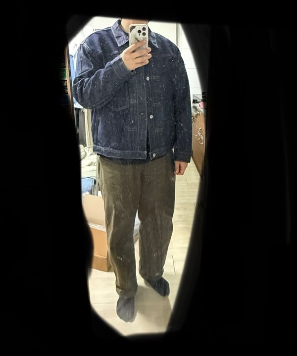 MUSINSA公式 | OUTSTANDING W.W. II SELVEDGE DENIM 1ST JACKET_INDIGO