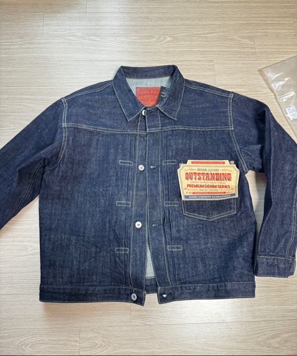 MUSINSA公式 | OUTSTANDING W.W. II SELVEDGE DENIM 1ST JACKET_INDIGO