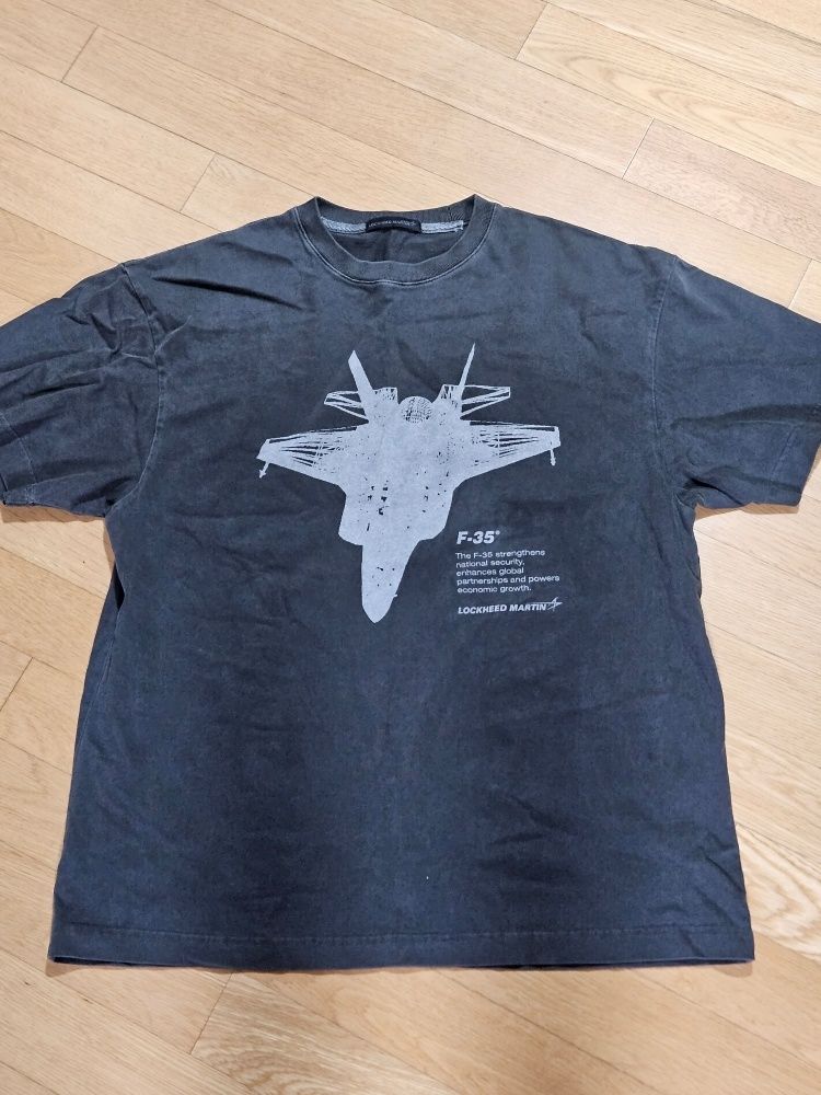 MUSINSA | LOCKHEED MARTIN LM F-35 GRAPHIC GARMENT DYED OVER
