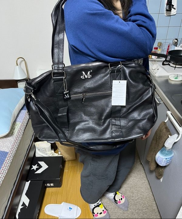 MUSINSA | MUCENT Prime Linkle Leather Tote Bag