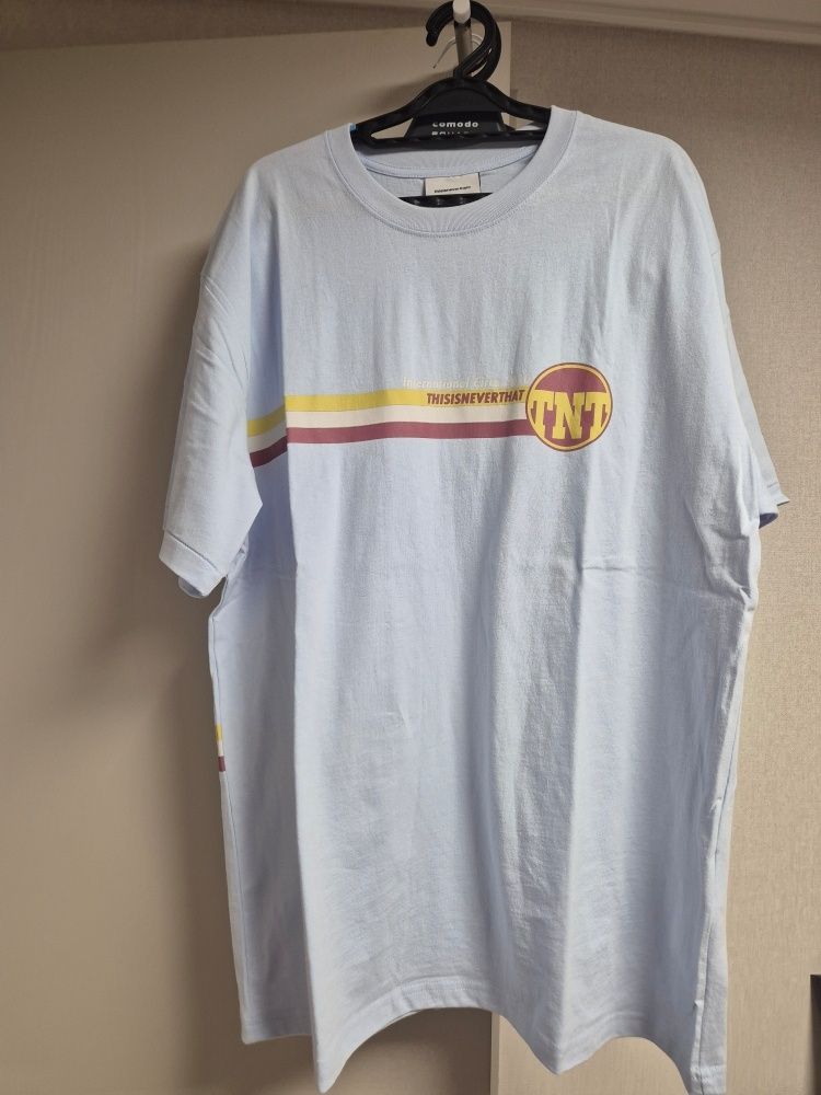 MUSINSA | thisisneverthat® TNT Track Lines Tee Brown