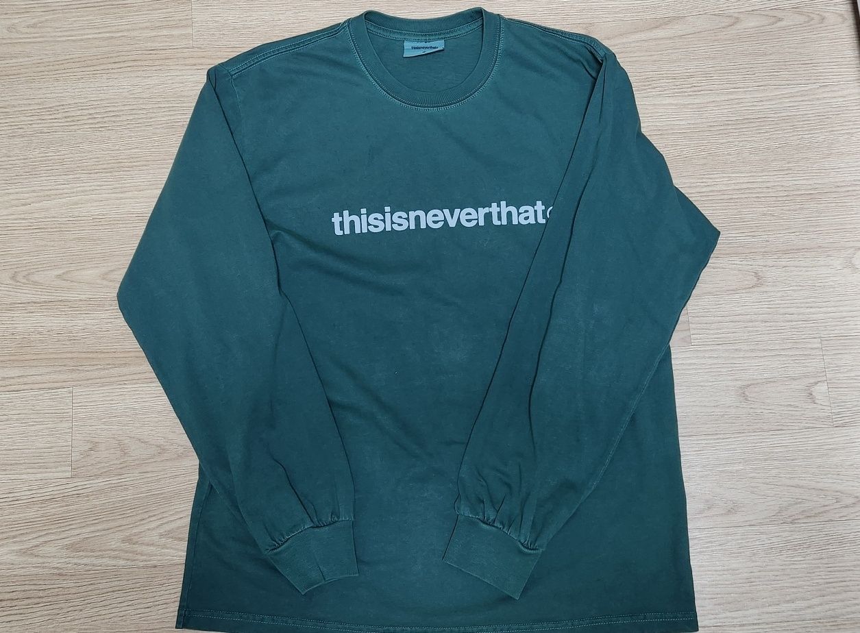 MUSINSA | thisisneverthat T-Logo L/S Tee - Blue Green