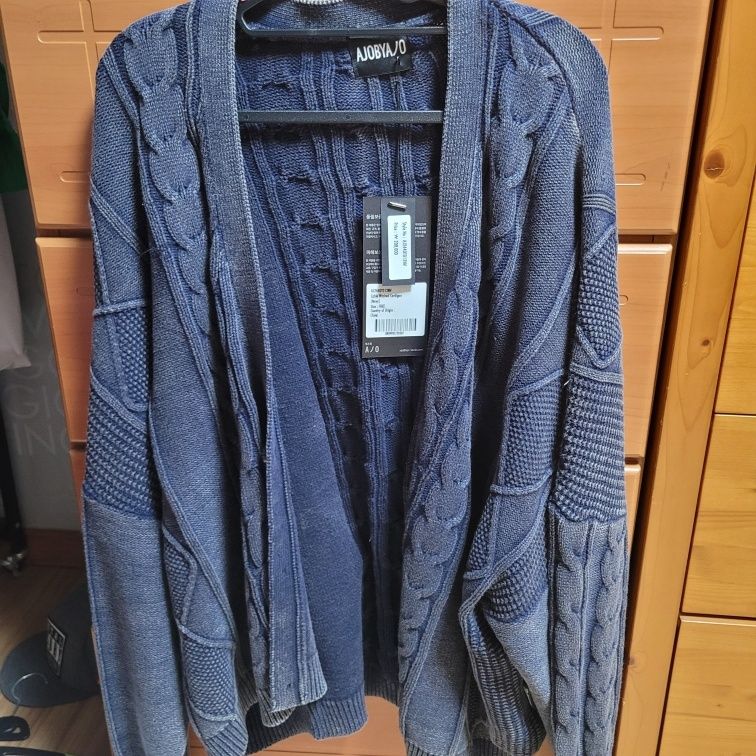 【AJO AJOBYAJO】24FW★ Cable Washed Cardigan AJO AJOBYAJO】24FW☆ Cable Washed Cardigan