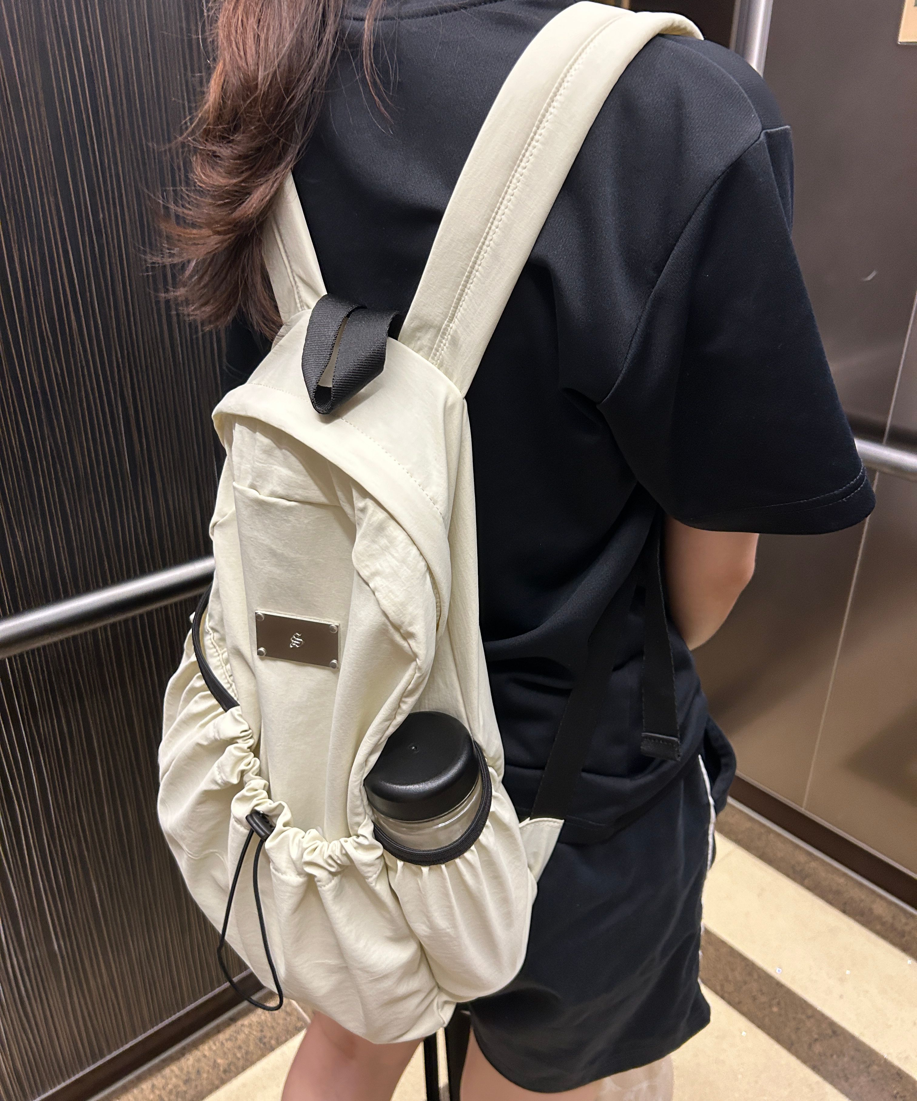[SALAD BOWLS] LIGHT CITY BACKPACK★バックパック MUSINSA | SALAD BOWLS SYMBOL NYLON BACKPACK [BLACK]
