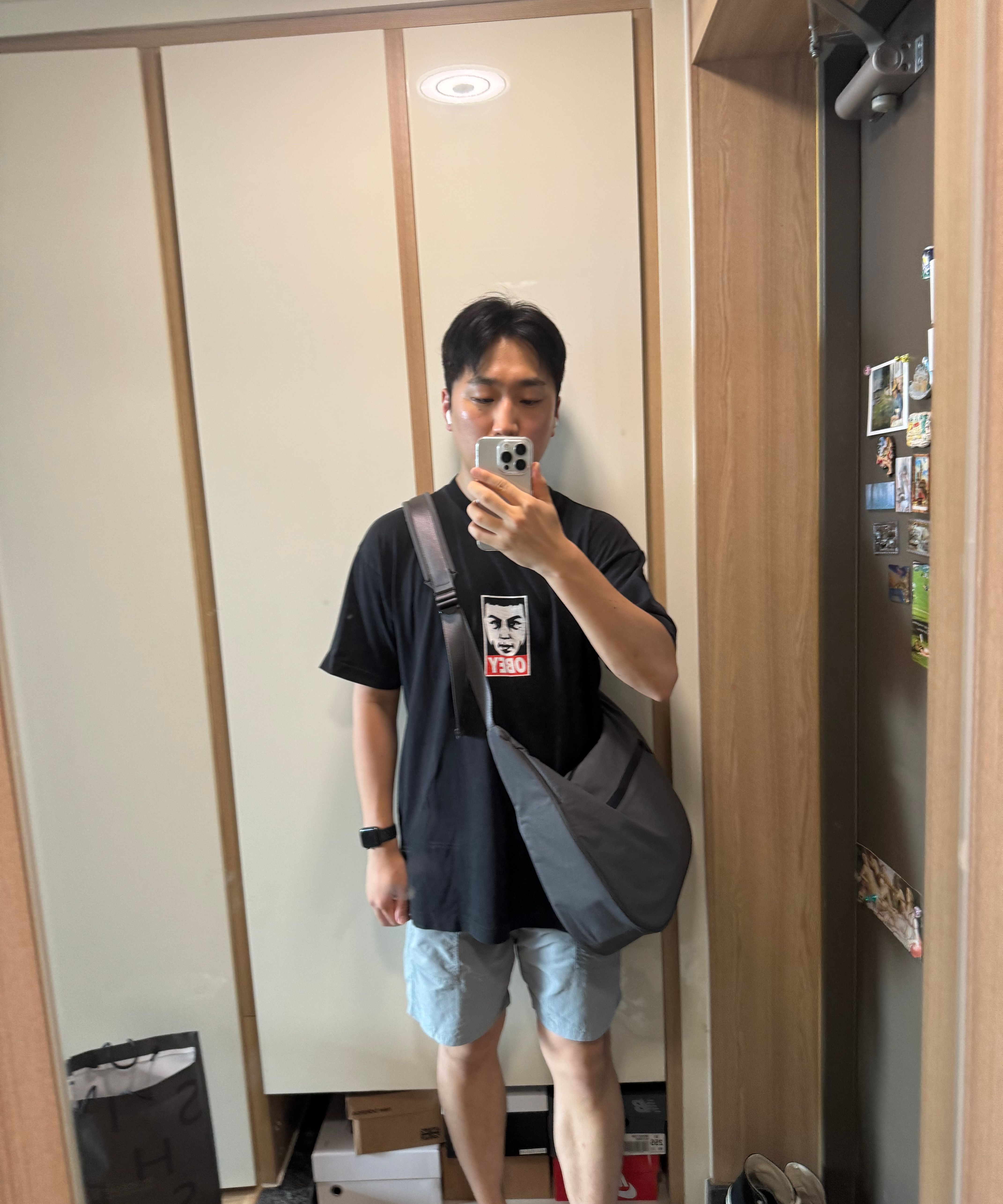 HAHARCHIVE WITH Lake All-Rounder Crossbag Gray