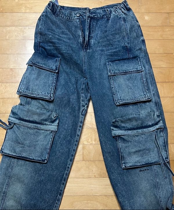 カーゴパンツ HUECLOSET Mount Multi-Cargo Denim Pants MUSINSA | GLACK GP077 Pouch Multi Cargo Denim Pants (INDIGO)