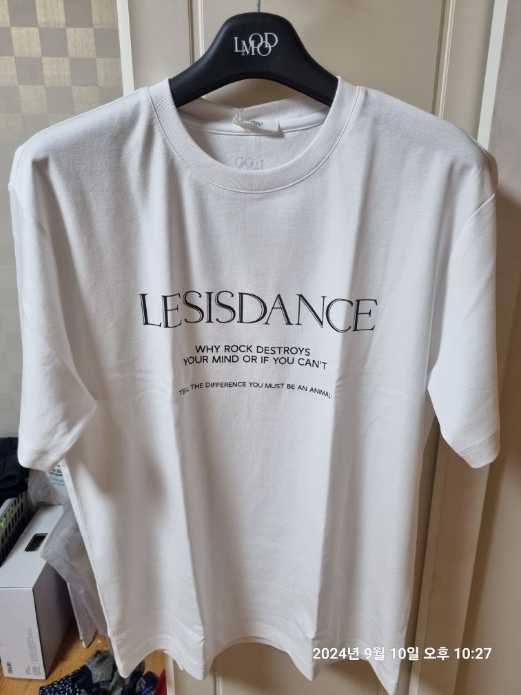 MUSINSA | LMOOD LESISDANCE Comfort T-Shirt White