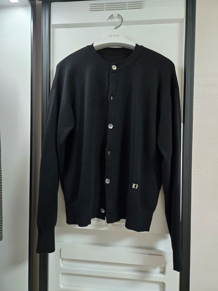 LMOOD ■ Iconic LD Wool Cotton Round Cardigan MUSINSA | LMOOD (W) Iconic LD Wool Cotton Round Cardigan Black