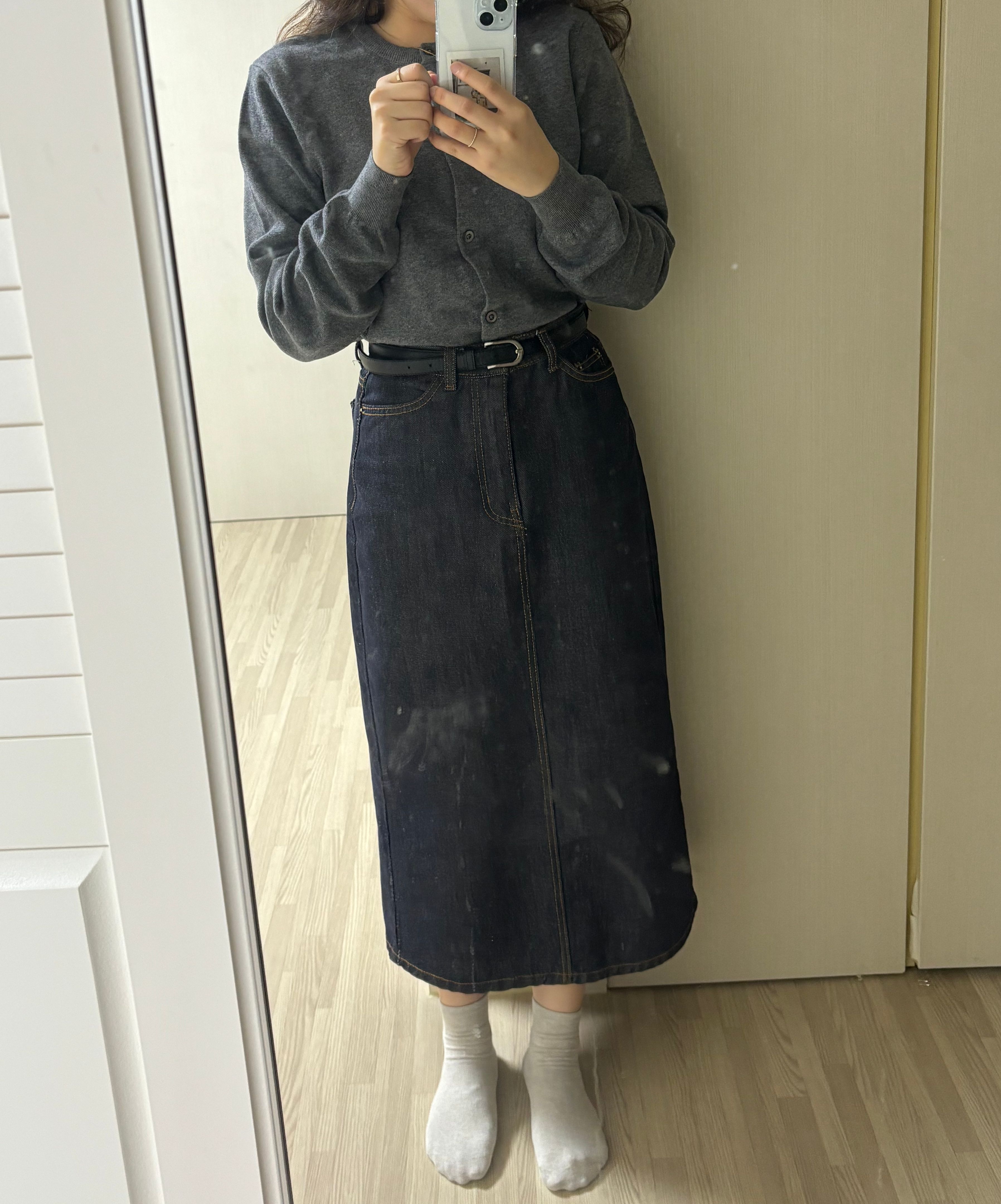 MUSINSA | LMOOD (W) Iconic LD Wool Cotton Round Cardigan