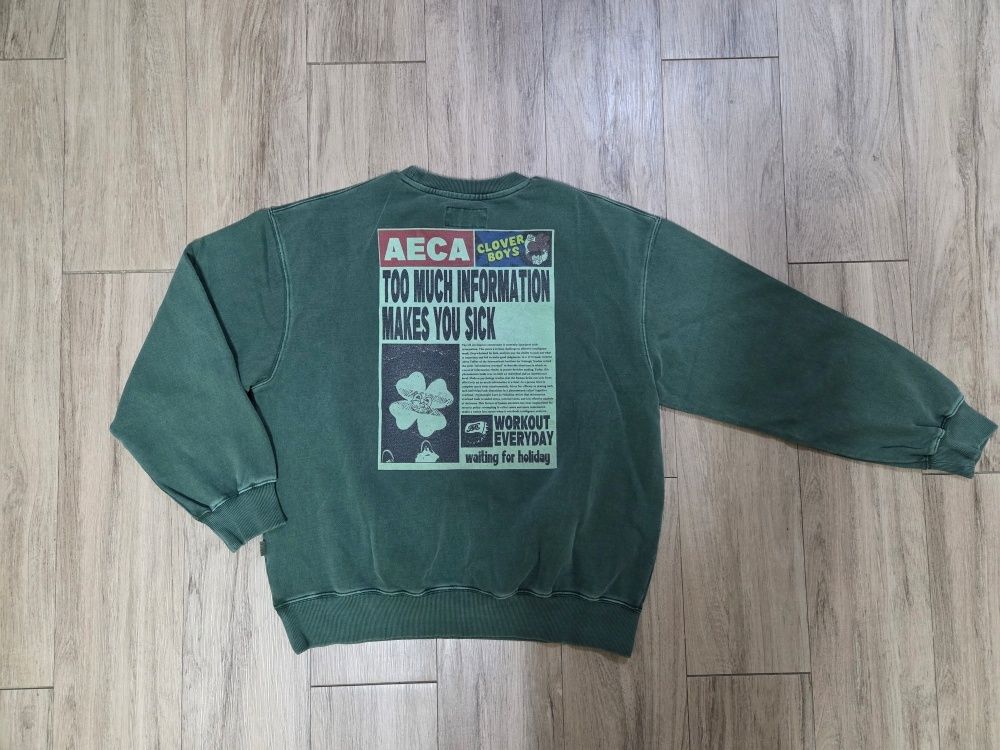 MUSINSA | AECA WHITE AECA SOCIAL BALANCE SWEAT SHIRTS-WASHED