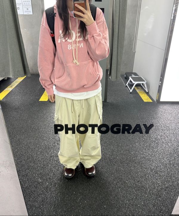パーカー・フーディ AECA WHITE BIG LOGO PULLOVER HOODIEWASHED CHARCOAL MUSINSA | AECA WHITE BIG LOGO PULLOVER HOODIE-WASHED CHARCOAL