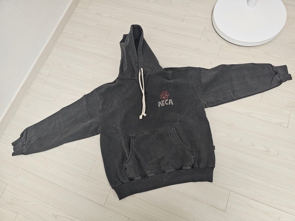パーカー・フーディ AECA WHITE CLOVER HOLIDAY HOODIE SWEATWASHED CHARCOAL 에이카화이트 | CLOVER HOLIDAY HOODIE SWEAT