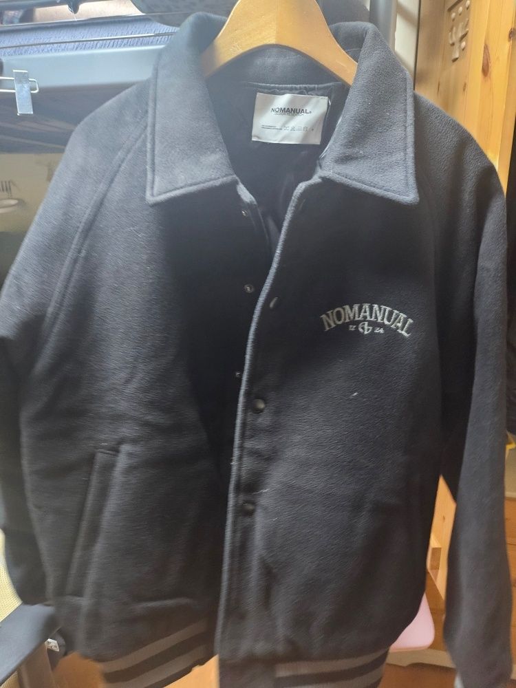 【NOMANUAL】W.S VARSITY JACKET M size W.S VARSITY JACKET - DARK NAVY - nomanual | 60% - Asian Fashion
