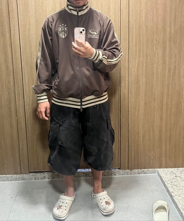 coyseio トラックジャケット　ブラウン　サイズ1 LACE TRACK JACKET RED - coyseio