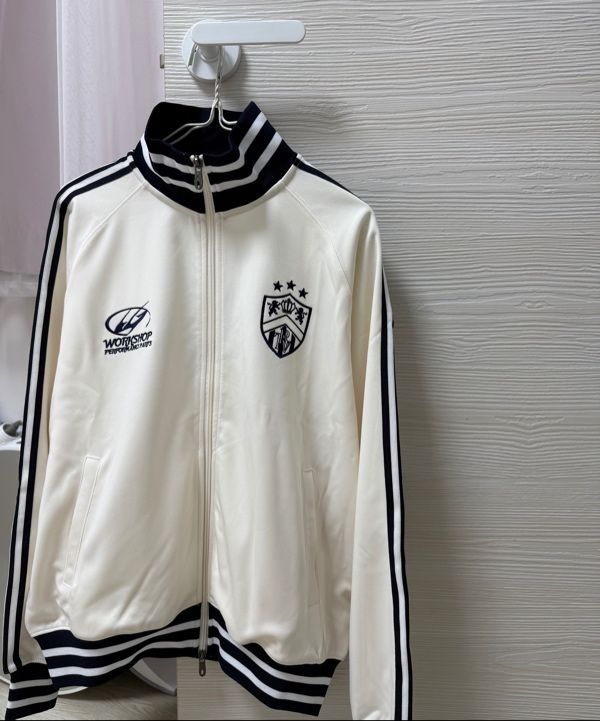 MUSINSA | TRAVEL jersey track jacket navy