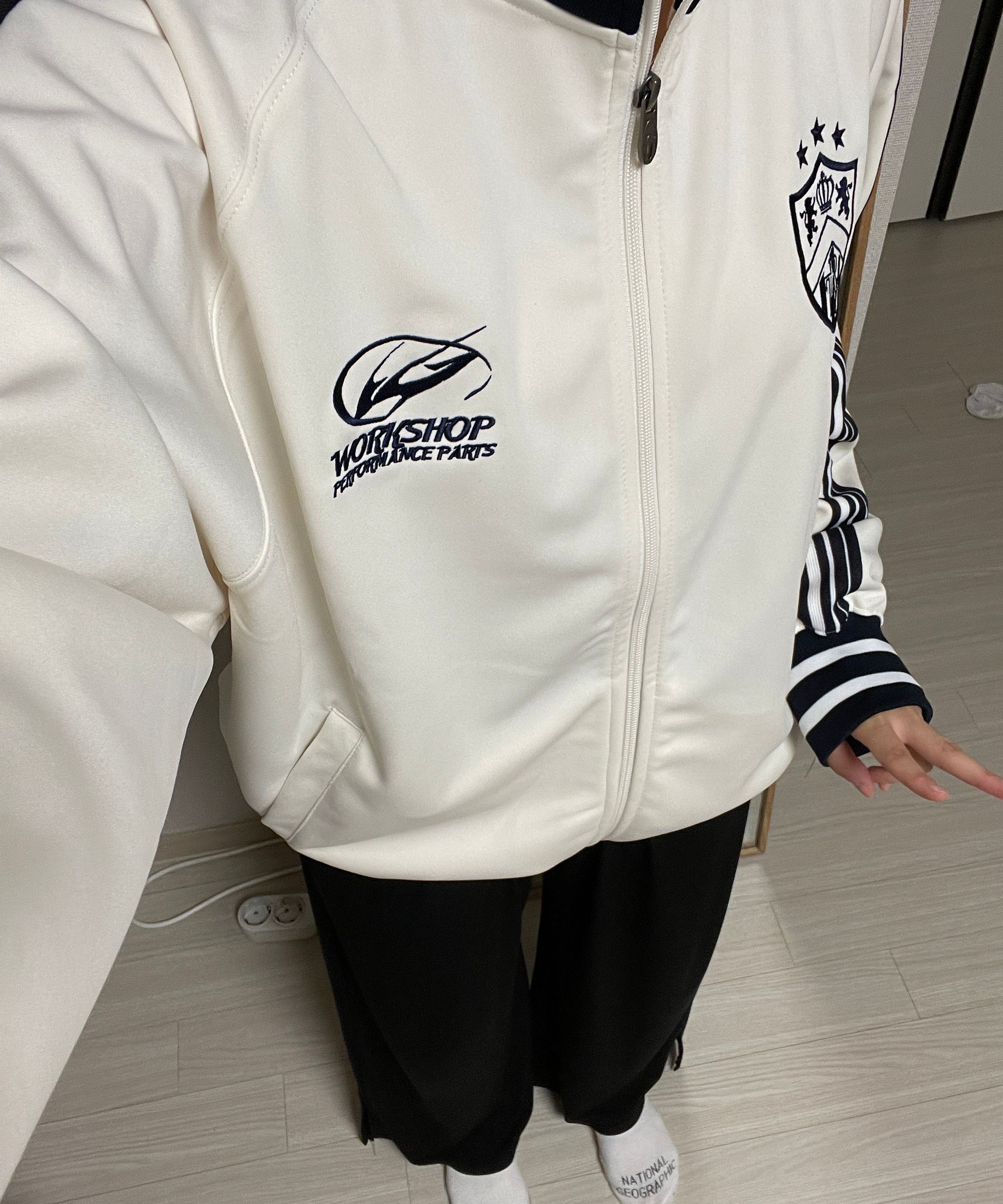TRAVEL ■ Jersey Track Jacket MUSINSA | TRAVEL jersey track jacket ivory