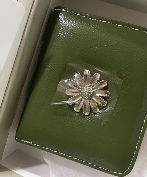 折りたたみ財布 [LEMASQUE] Daisy Photo Slot Half Wallet Money Card Wallet LEMASQUE] Daisy Photo Slot Half Wallet Money Card Wallet (LE