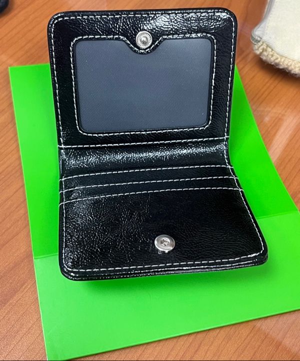 MUSINSA | LEMASQUE Daisy Photo Slot Half Wallet Banknote