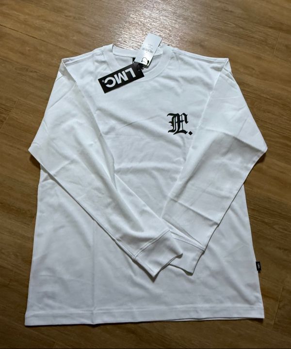 MUSINSA | LMC GOTHIC LONG SLV TEE white