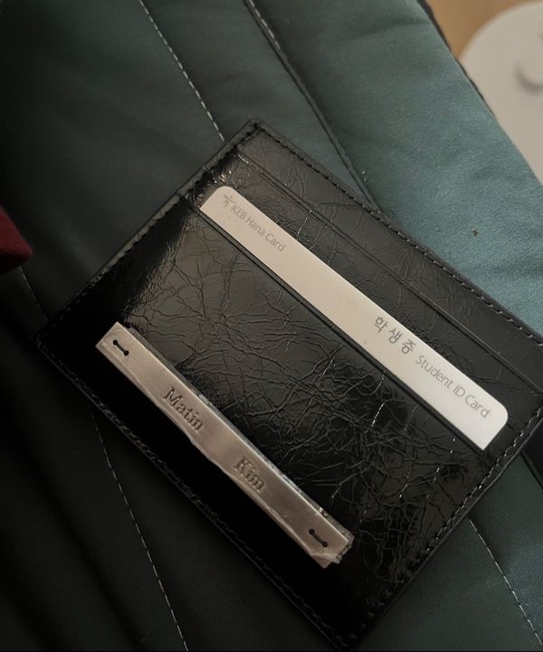 ★Matin Kim★GLOSSY SLIM L CARD HOLDER★大人気★ MATIN KIM GLOSSY SLIM METAL CARD HOLDER - メルカリ