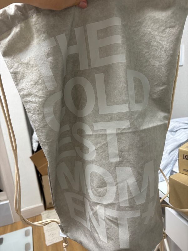 【THE COLDEST MOMENT】TCM dot gym sack ★韓国人気★追跡付 THE COLDEST MOMENT ♥ TCM dot gym sack /追跡付