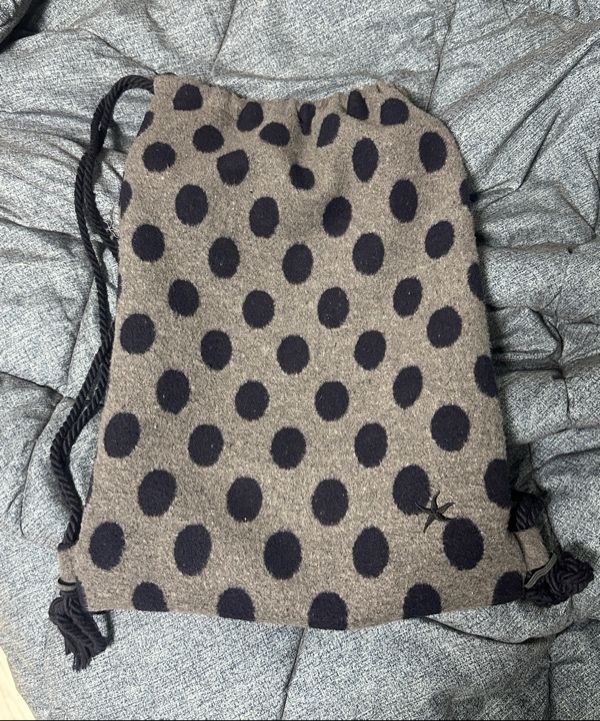 MUSINSA公式 | THE COLDEST MOMENT TCM dot gym sack (charcoal)