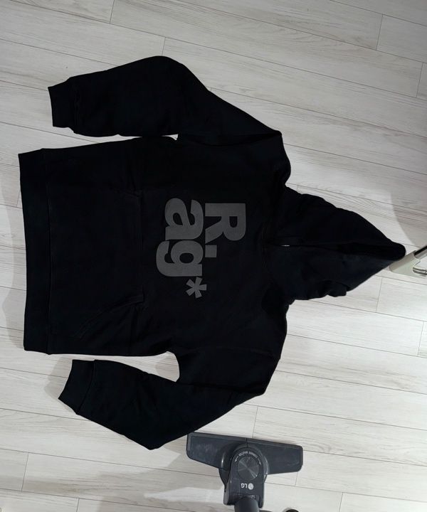 MUSINSA | THE COLDEST MOMENT TCM rag hoodie (black)